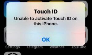 Touch ID bu cihazda etkinleştirilemiyor