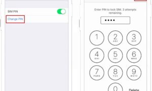 iphone pin kodu değiştirme