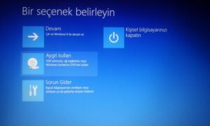 Windows Formatı Tamamlayamadı