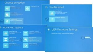 Windows 10’da UEFI Firmware Ayarları Eksik