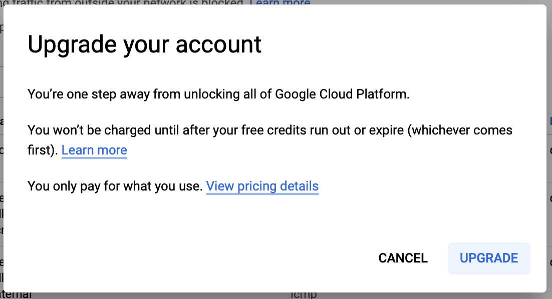 Google Cloud IP Adresi