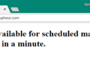 briefly unavailable for scheduled maintenance. check back in a minute