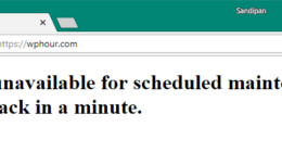 briefly unavailable for scheduled maintenance. check back in a minute