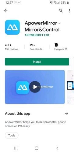 Projektörden Google Play Store'a