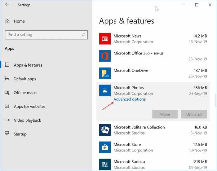 Bu dosya hatasını Windows 10 pic1'deki Fotoğraflar uygulamasında açamıyoruz