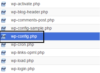 Wp-config php dosyası