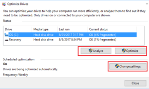 Windows 10 Sabit Diski Optimize Etme ve Birleştirme