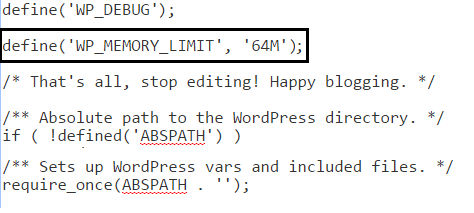 wordpress http IMAGE hatasını düzeltmek için php hafıza sınırını arttırın