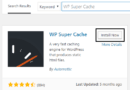 wp super cache kurulumu