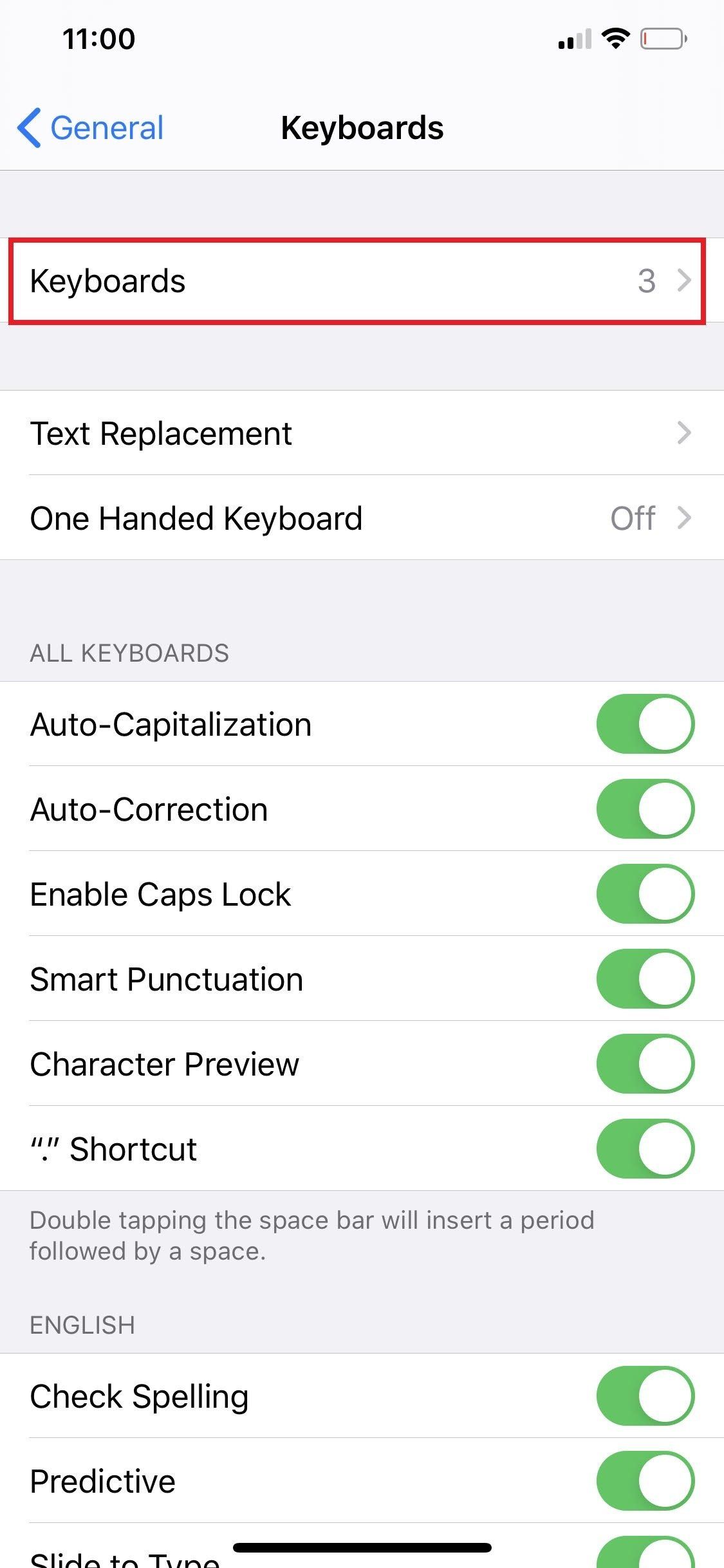 iPhone'da klavye rengini değiştirme