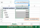 Microsoft Excel hücredeki boşluklar nasıl kaldırılır