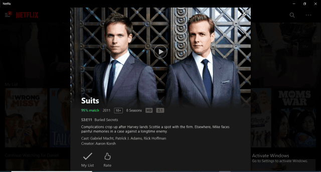 Netflix'te filmleri Windows 10 PC'ye indirin