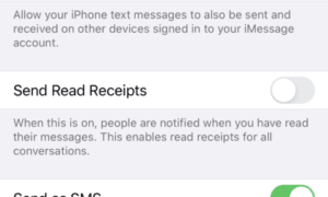 iMessage Okuma Alındılarını Devre Dışı Bırakma