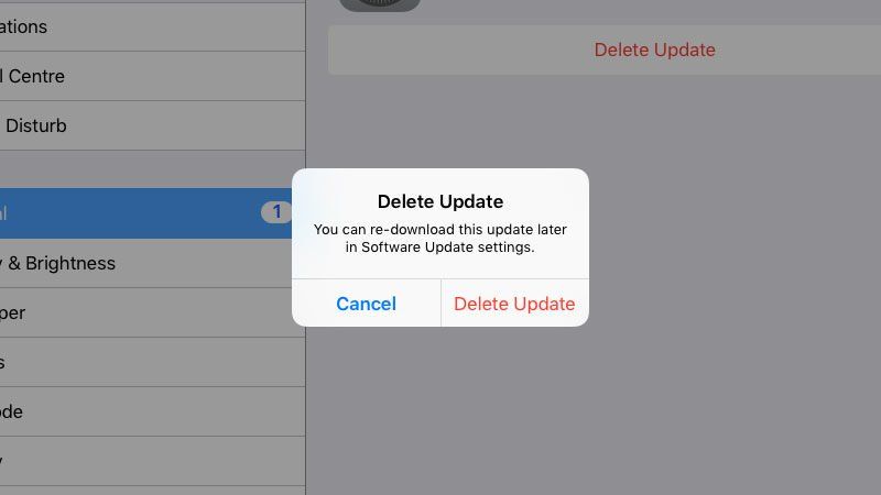 Bir iPhone'un iOS'u güncellemesini istemesi nasıl engellenir: İndirilen bir güncellemeyi silme