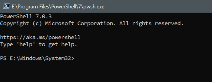 powershell 7'yi Windows 10 pic13'e yükle
