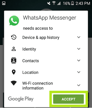 whatsapp'ı yeniden yükle