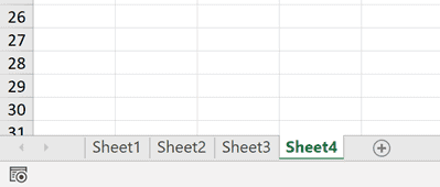 Excel'de bir çalışma kitabındaki sayfalar