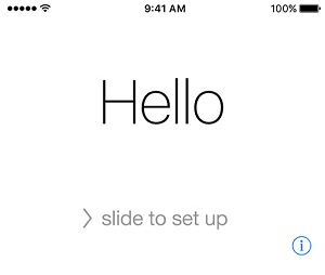 iPhone Merhaba Ekranı