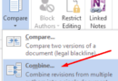 Word: Birden Çok Belgeden Yapılan Yorumları ve Değişiklikleri Birleştirme