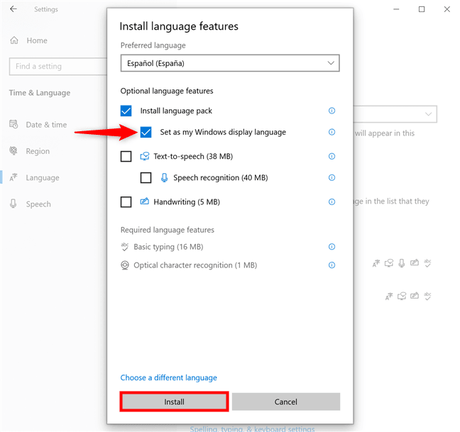 Windows 10'da dil hemen nasıl değiştirilir