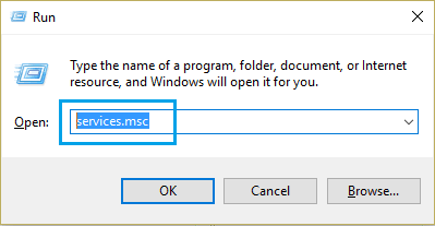 Çalıştır Komutu Kullanarak Windows Hizmetlerini Açın