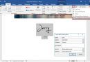 Word Belgesine El Yazısı İmza Nasıl Eklenir