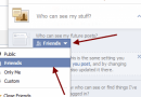Facebook Genel ve Arkadaşlardan Fotoğraflar Nasıl Gizlenir