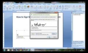Word Belgesine Dijital İmza Nasıl Eklenir