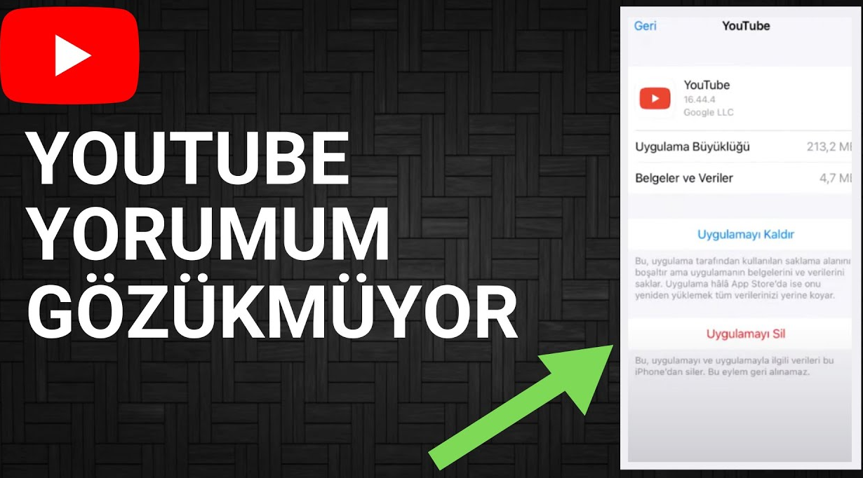 YouTube yorumlar gözükmüyor