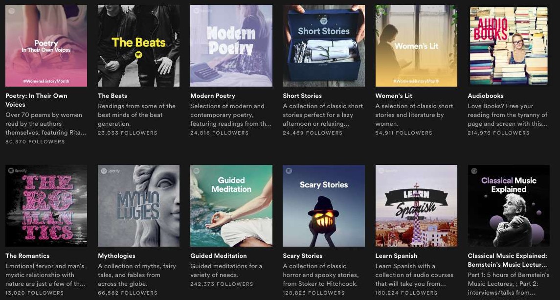 Spotify Sesli kitap Önerileri